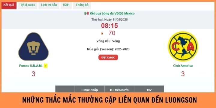 FAQs - Câu hỏi thường gặp về trang web bóng đá Luongson